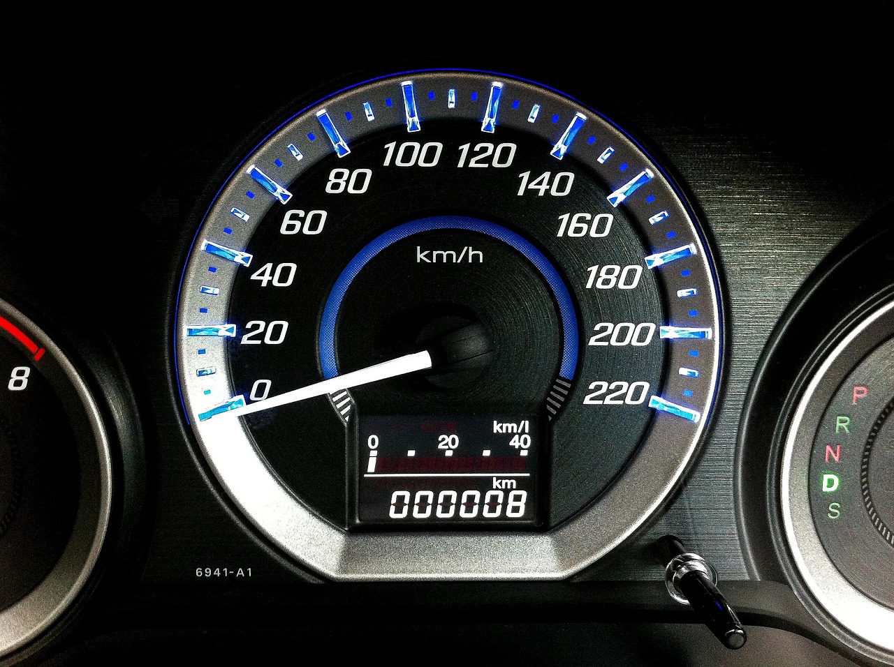 gauge, speedometer, mileage needle, car dashboard, speed, park, stand still, distance, travel, vehicle, speedometer, speedometer, speedometer, speedometer, speedometer
