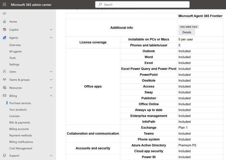 MICROSOFT AGENT 365 LICENSE visual data 7