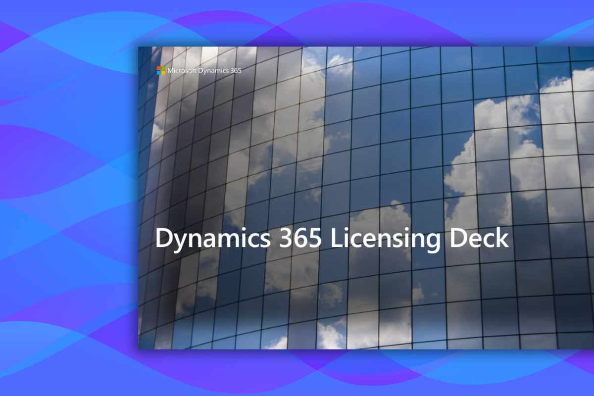 Dynamics 365 licensing deck